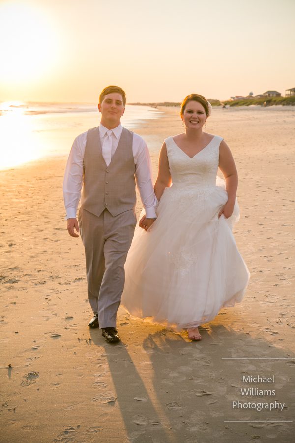 fort caswell wedding photography