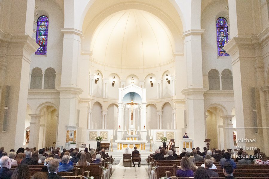 holy name of jesus cathedral wedding photography